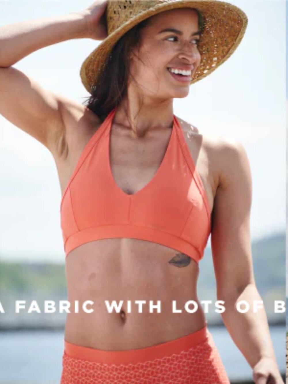 Oiselle Bikini Top Roga Swim Collection Sz 8